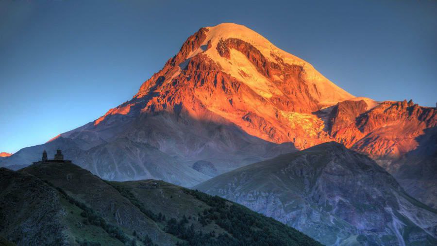Kazbegi - At the Foot of Mount Kazbek